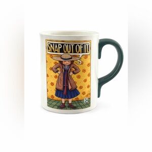 Mary Engelbreit Snap Out of It Teleflora Oversized Mug Cup 5" Plant Holder